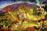 The Village on the Hill by George Bellows
